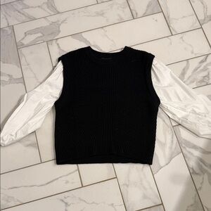 Sanctuary Black Knit Sweater